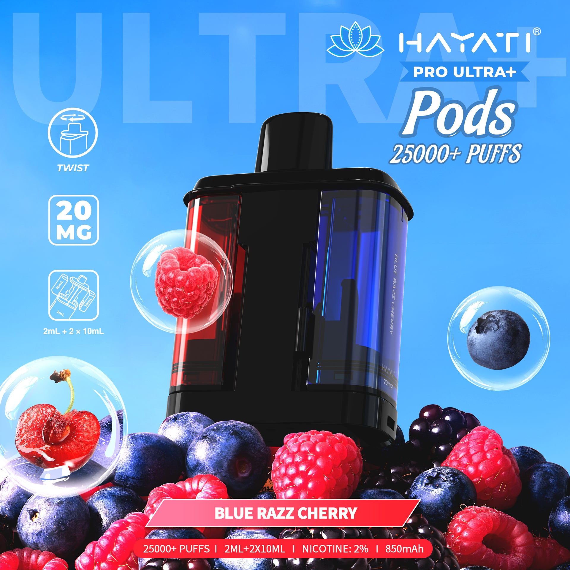 Hayati Pro Ultra Plus 25000+ Pods 
