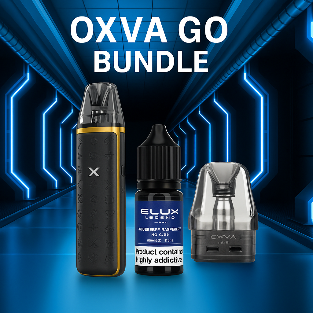 OXVA Go + 3 Pods + Elux Starter Bundle OXVA Xlim Go  | Black disposable vape
